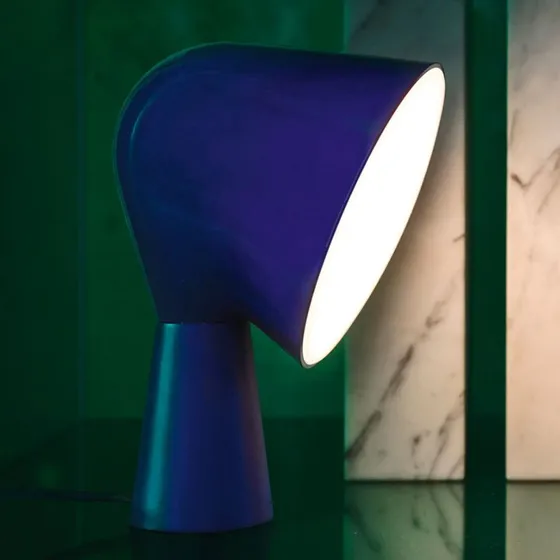 Lampada da tavolo Foscarini Binic, Blu