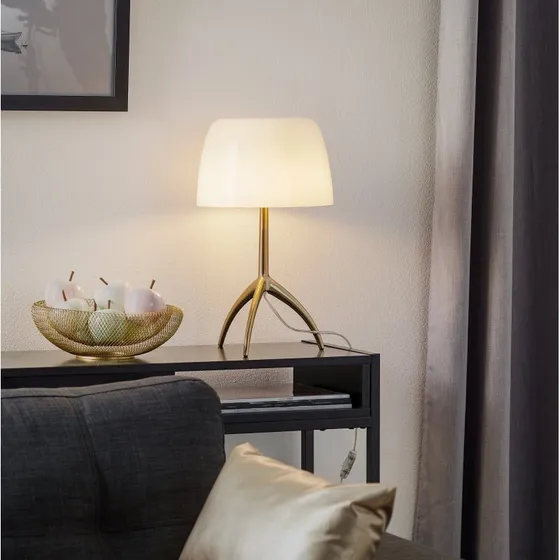 Foscarini Lumiere 30 Lampada da Tavolo in Vetro a Bolle