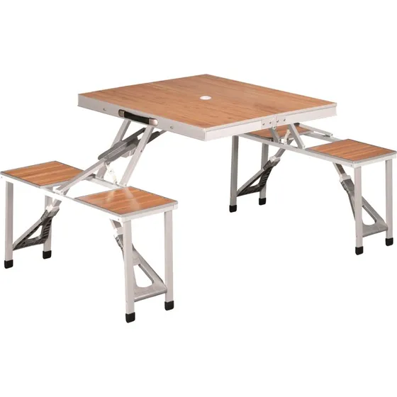 Outwell Dawson Tavolo da Picnic in Bamb con Sedie