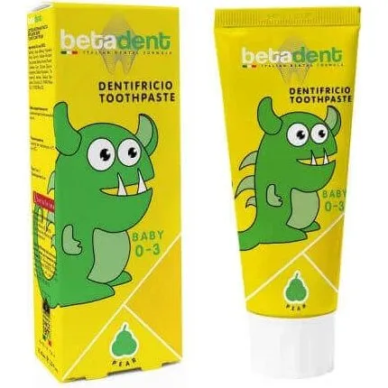 Betafarma Betadent Baby 0-3 Dentifricio Pera 75 ml