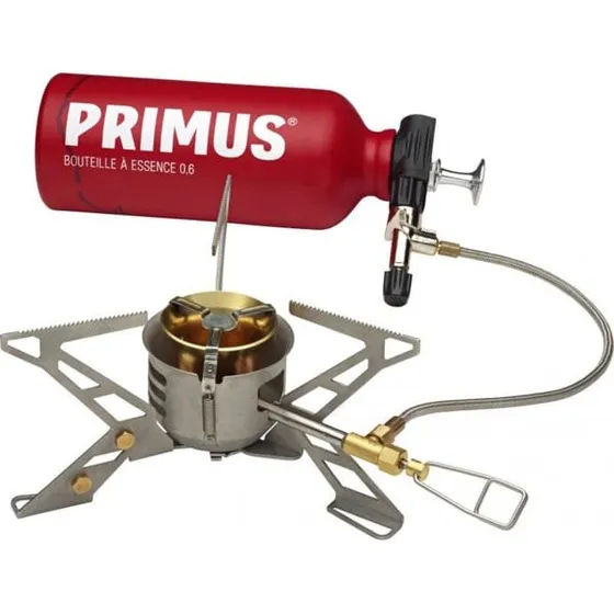 Primus OmniFuel 3000 W con bombola e Super-Pouch