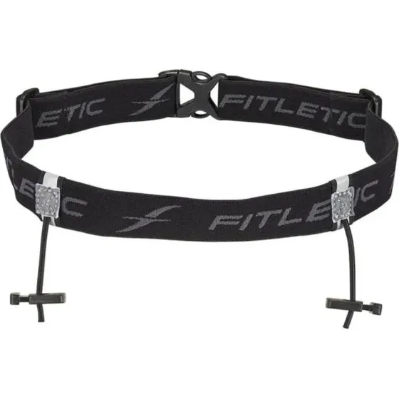 Fitletic Cintura Porta Numero Race Number Belt Nero