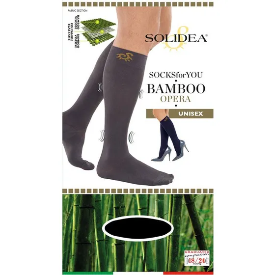 Solidea Socks For You Bamboo Opera Gambaletti 18-24mmHg Bordeaux