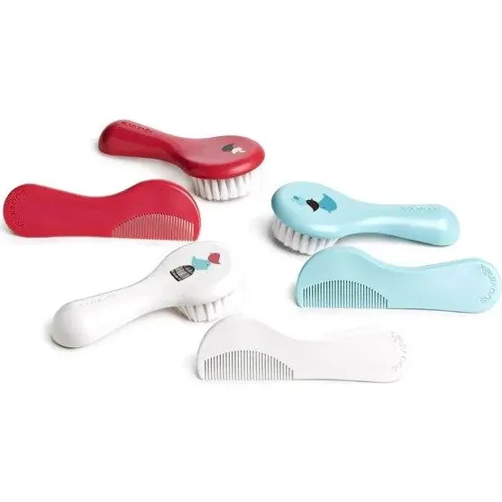 Suavinex Set Spazzola e Pettine Rosa per Bambini