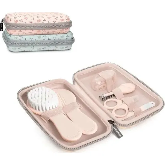 Set Manicure Suavinex Rosa - Kit Cura Neonato 7 Pezzi