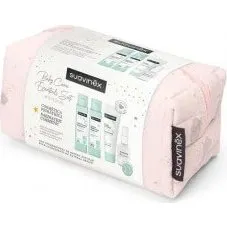 Suavinex Set Essenziale Cura del Bambino con Borsa da Viaggio Rosa