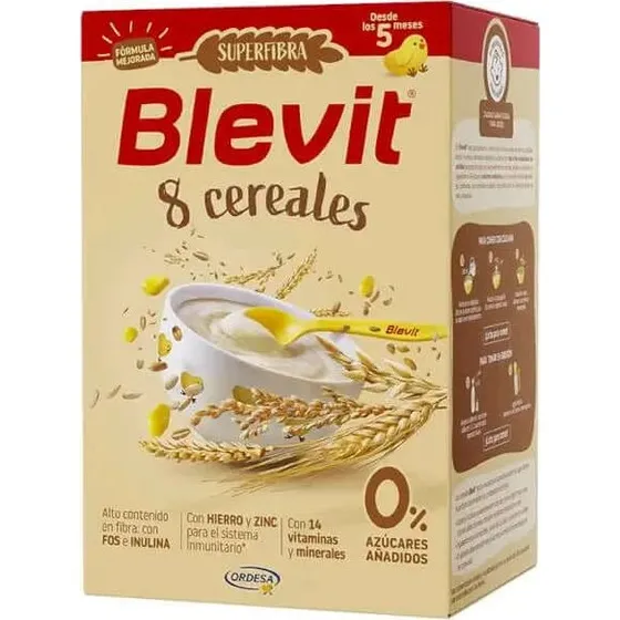 Blevit SF 8 Cereali 500g - Cereali Integrali con Fibre