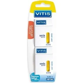 Vitis Duplo Filo Interdentale Cerato 2x50m