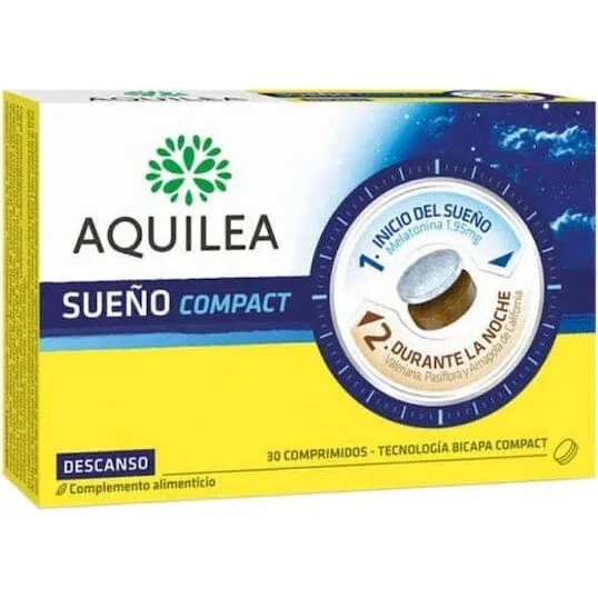Aquilea Sonno 30 Compresse con Melatonina e Fitoterapici