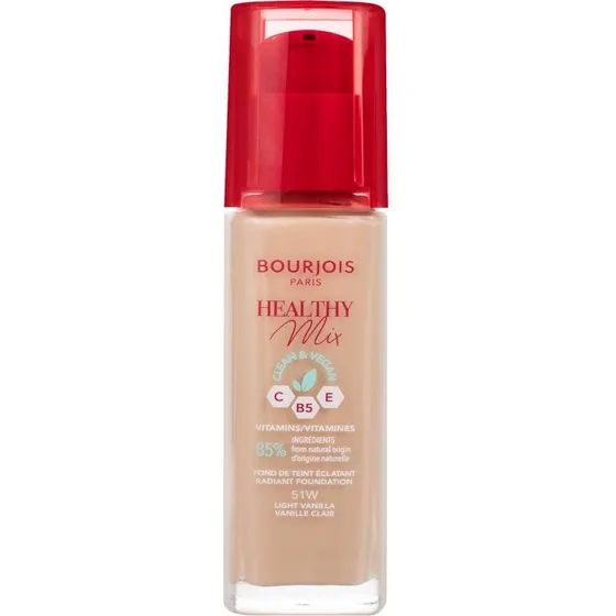 Bourjois Healthy Mix Clean & Vegan Fondotinta 51 Light Vanilla