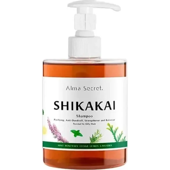 Alma Secret Shikakai Shampoo - Naturale per Capelli Grassi e Caduta