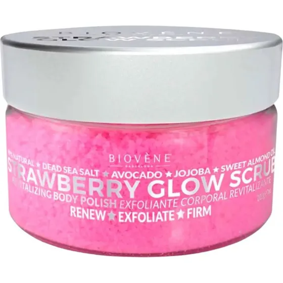 Biovene Strawberry Glow Scrub Revitalizing Corpo 200 g