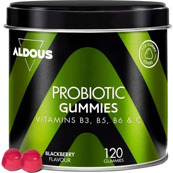 Aldous Bio Probiotici con Vitamine in Gummies, 120 Gomme