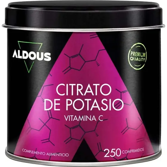Aldous Bio Potassio Citrato con Vitamina C, 250 compresse