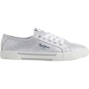 Pepe Jeans Brady Party - Sneakers Argento da Donna