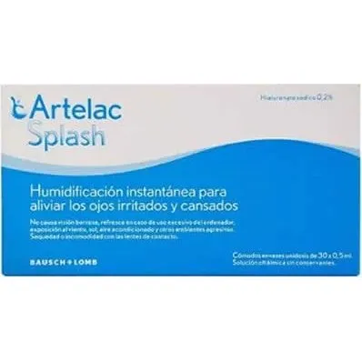 Artelac Splash Gocce Oculari Monodose 30 x 0,5 ml