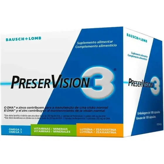 Bausch & Lomb Preservision 180 Capsule