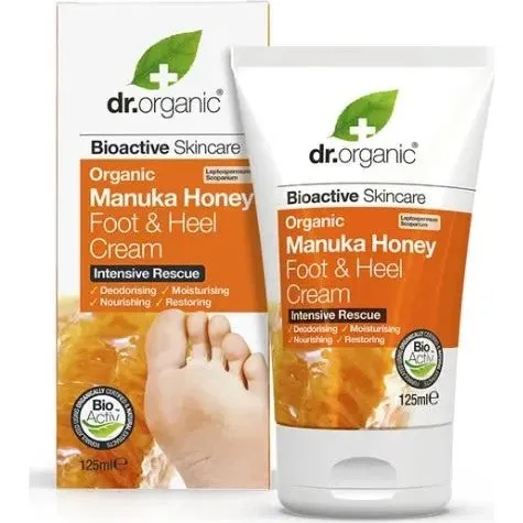 Dr. Organic Crema Idratante al Miele di Manuka per Piedi e Talloni