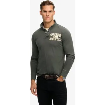 Superdry Polo Vintage Athletic Grigia M1110435A - Slim Fit