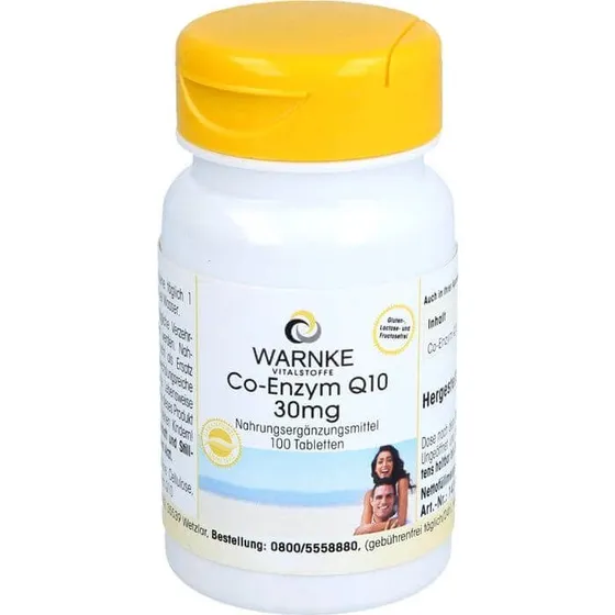 Warnke Vitalstoffe Coenzima Q10 30 mg - 100 Compresse