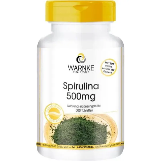 Warnke Vitalstoffe Spirulina 500 Compresse