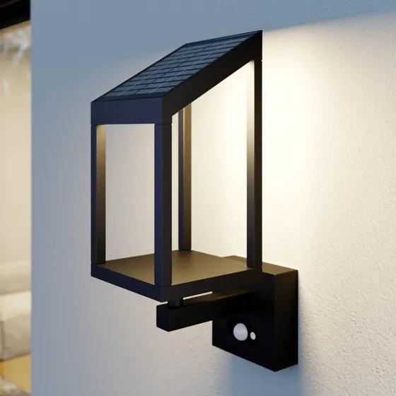 Lucande Timeo Applique da Parete LED Solare - Grafite