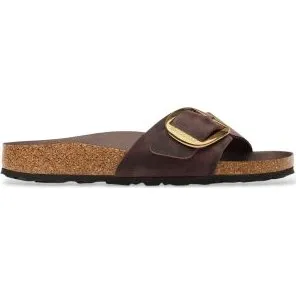 Birkenstock Madrid Big Buckle Sandali in Pelle Marrone