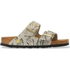 Birkenstock Arizona Suede Beige Grigio Donna - 37