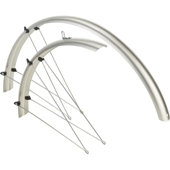 BoninBike Parafanghi 28" Silver 37mm Senza Paraspruzzi