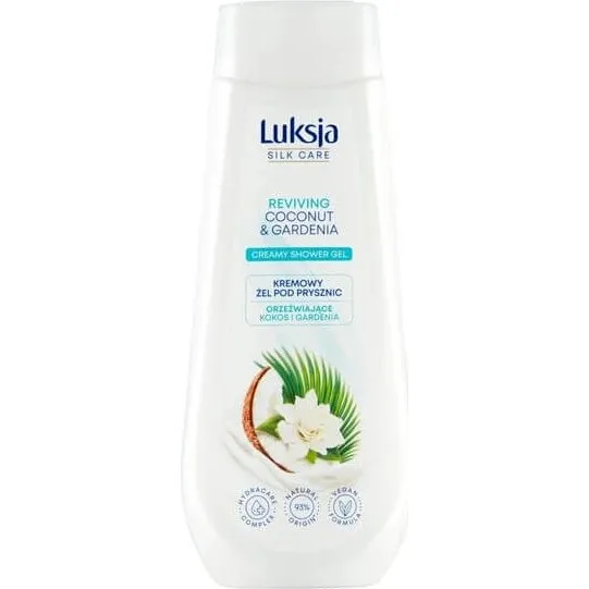 Luksja Silk Care Gel Doccia Cocco e Gardenia, 500 ml