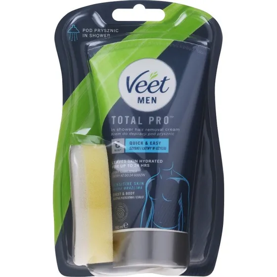 Veet MEN Crema Depilatoria Pelli Sensibili 150 ml