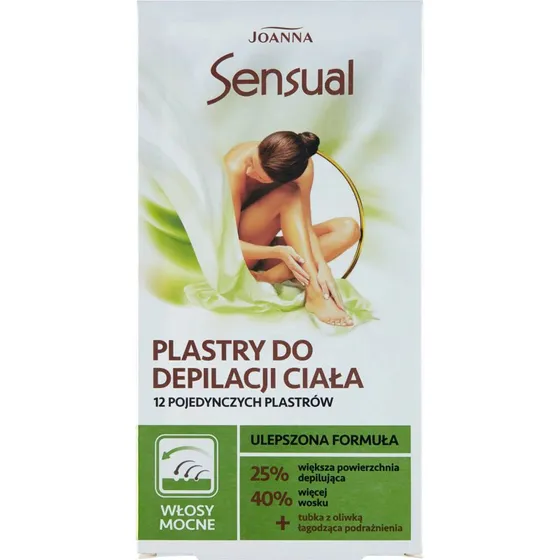 Joanna Sensual Strisce Depilatorie Corpo 12 pz + Olio Lenitivo