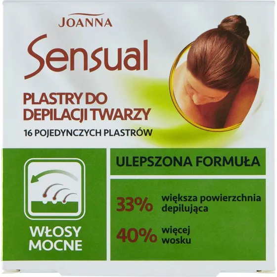 Joanna Sensual Strisce Depilatorie Viso 16 pz + Olio Lenitivo 10ml