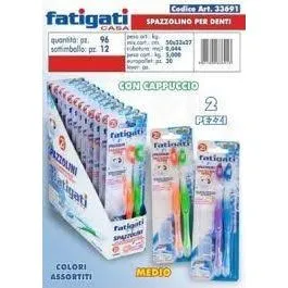 L.SP Spazzolino Denti con Cappuccio 2pz