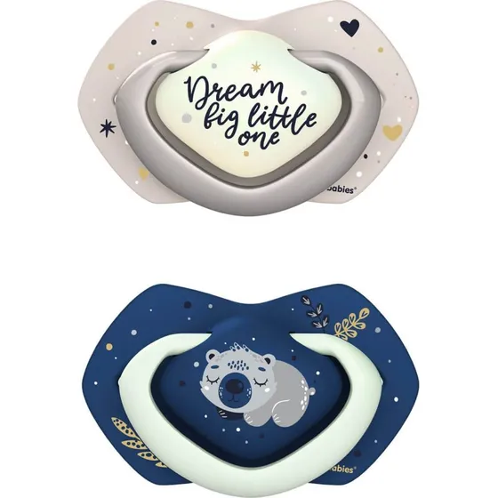 Canpol Babies Ciuccio Light Touch Sleepy Koala Blu, 6-18 mesi, 2 pz