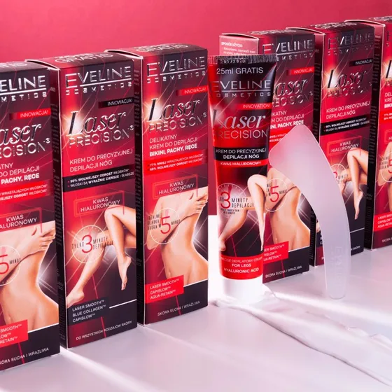 Eveline Crema Depilatoria Laser Precision per Pelle Sensibile 125ml