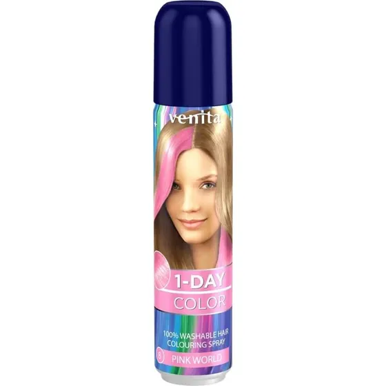 Venita 1-Day Colour Pink World Spray Colorato 50ml