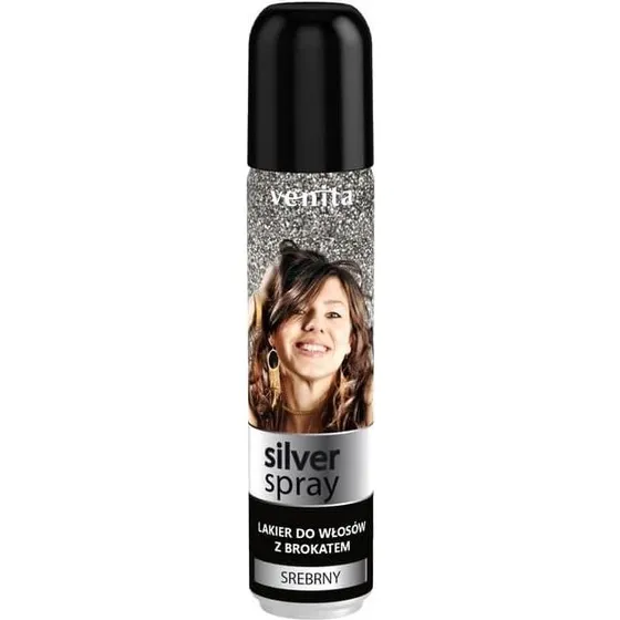 Venita Lacca per Capelli con Glitter Argento 75 ml