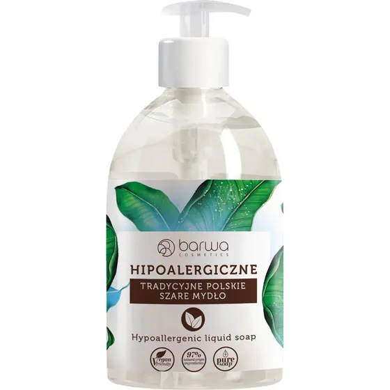 Barwa Sapone Liquido Grigio Tradizionale, 500 ml