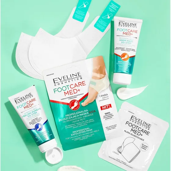 Eveline Cosmetics Foot Care Med+ Maschera Esfoliante per Talloni