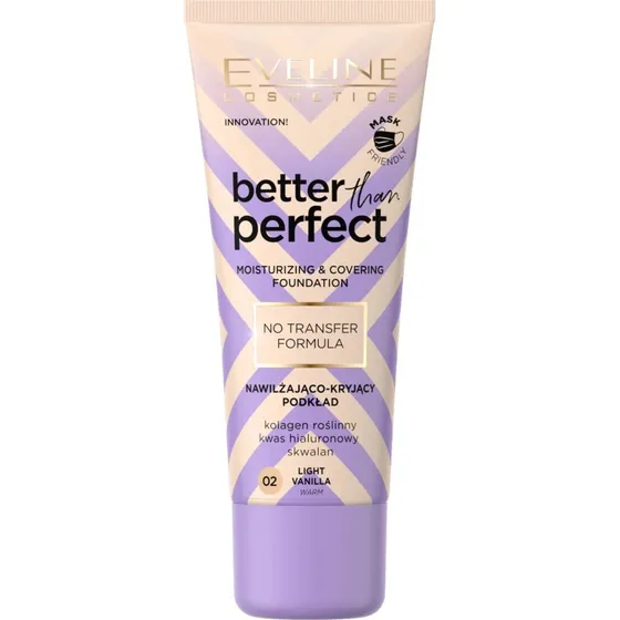 Eveline Cosmetics Better Than Perfect Fondotinta Idratante n. 02