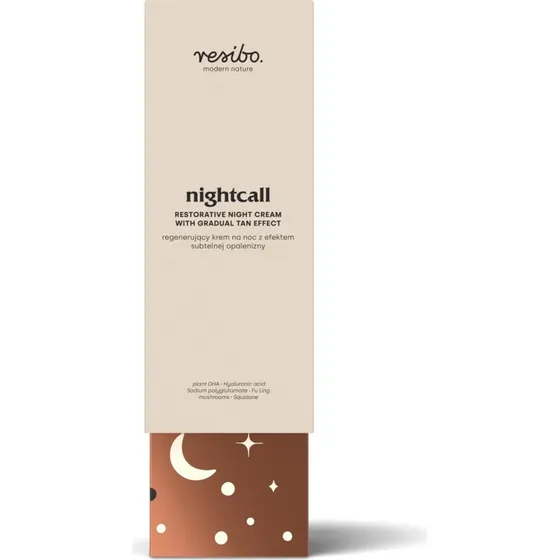 Resibo Nightcall Crema Notte Rigenerante con Effetto Abbronzante 50 ml