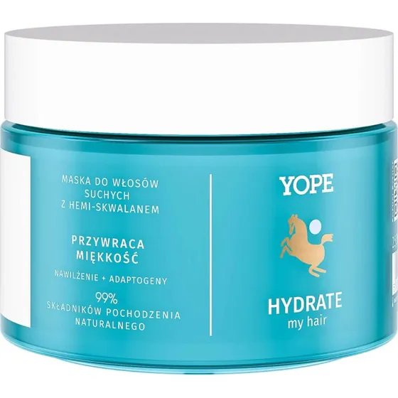 Yope Maschera Hydrate per Capelli Secchi, 250 ml