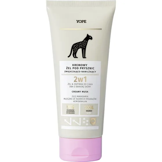 Yope Gel Doccia Idratante e Ammorbidente Creamy Musk 200 ml