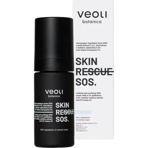 Veoli Botanica Skin Rescue SOS - Crema Lenitiva e Rigenerante 30ml