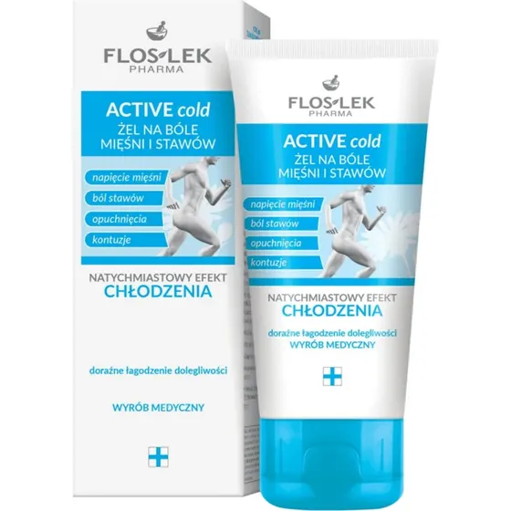 Floslek Active Cold Gel per dolori muscolari e articolari, 100 ml
