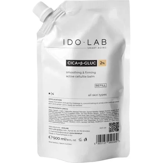 IDO LAB CICA+B-Gluc Lozione Anticellulite Refill 500 ml