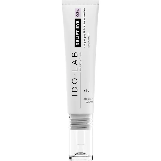 Idolab Relift Eye Crema Rivitalizzante Contorno Occhi con Rame Peptide 0,3% 15 ml