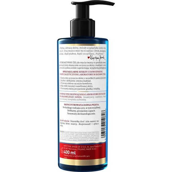 Janda My Clinic Aqualogy Gel Idroattivo 400 ml