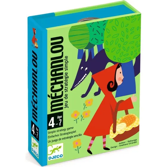 Djeco Mechanlou - Gioco di Carte Strategia Cappuccetto Rosso